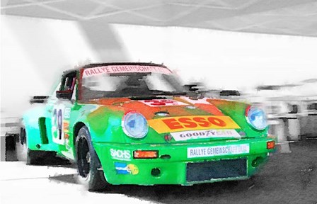 Porsche 911 Turbo by Naxart art print