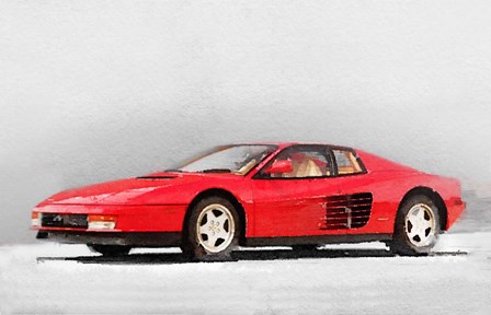 1983 Ferrari 512 Testarossa by Naxart art print