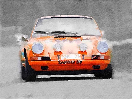 Porsche 911 Race Track by Naxart art print