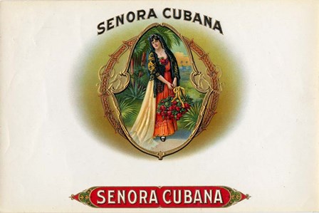 Senora Cubana by Art of the Cigar art print