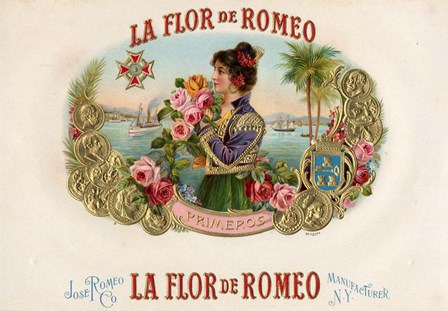 La Flor De Romeo by Art of the Cigar art print