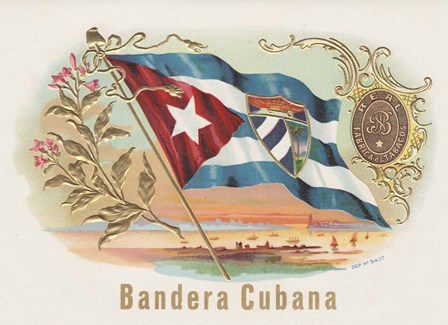 Bandera Cubana by Art of the Cigar art print