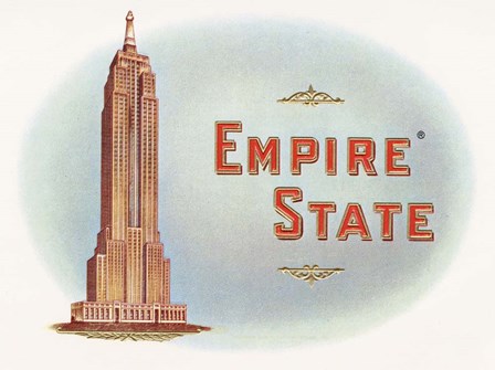 Empire State by Art of the Cigar art print