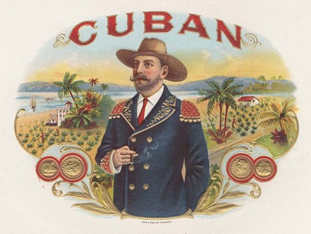 Cuban by Art of the Cigar art print