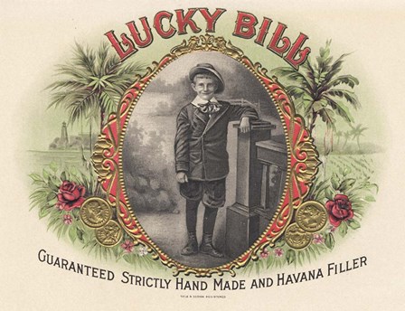 Lucky Bill by Art of the Cigar art print