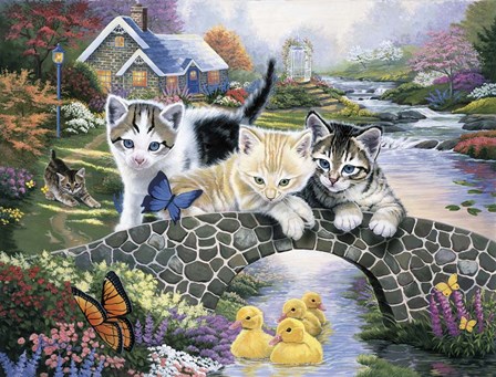 A Purrfect Day by Jenny Newland art print