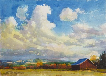 Lonesome Barn by Steve Henderson art print