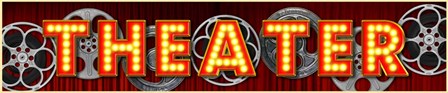 Theater Marquee by RetroPlanet art print
