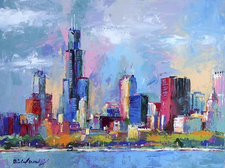 Chicago 5 by Richard Wallich art print