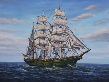 Clipper Ship by Bruce Dumas art print