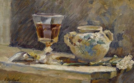 The Glass of Madeira by Edouard Vuillard art print