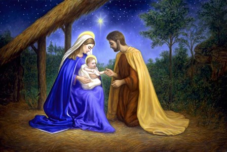 Baby Jesus by Edgar Jerins art print