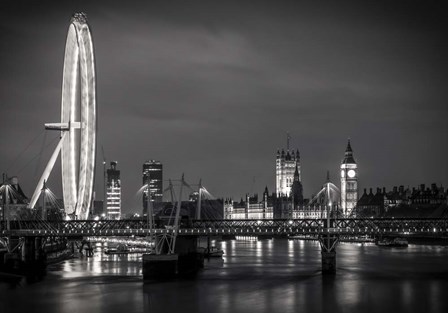 London Eye by Giuseppe Torre art print