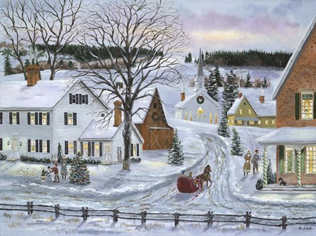 Peaceful Holiday by Bob Fair art print
