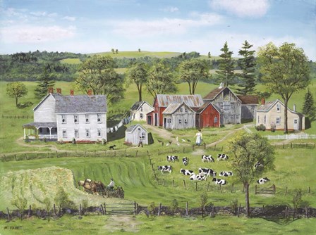 The Second Cutting of Hay by Bob Fair art print