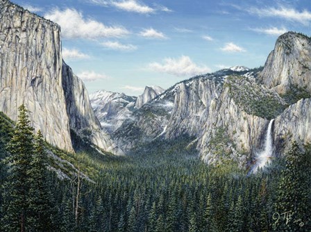 Yosemite Valley by Jeff Tift art print