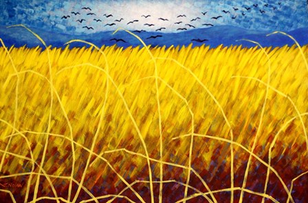Homage To Van Gogh 1 by John Nolan art print