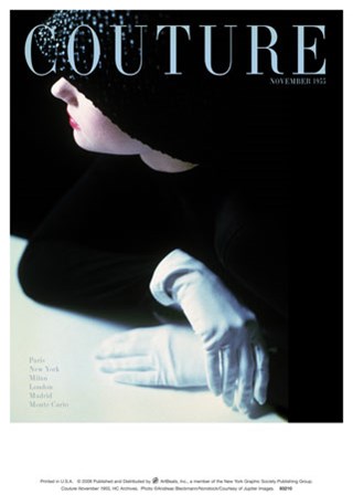 Couture November 1955 by HC Archives art print