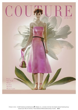 Couture June 1955 by HC Archives art print