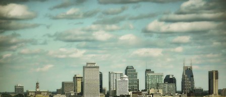 Downtown Nashville After Sunrise by Jai Johnson art print