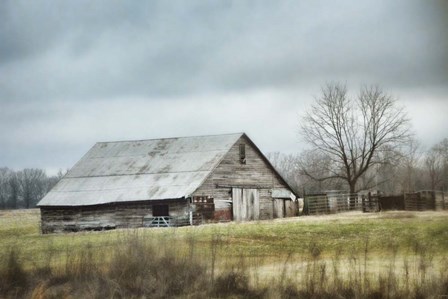 An Old Gray Barn by Jai Johnson art print