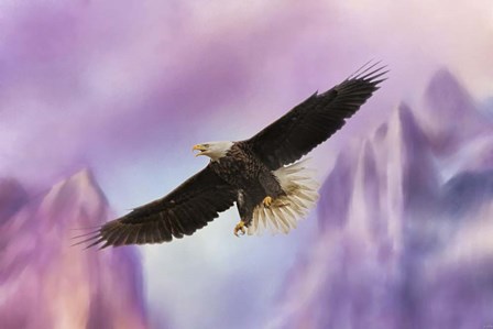 Over The Purple Mountains by Jai Johnson art print