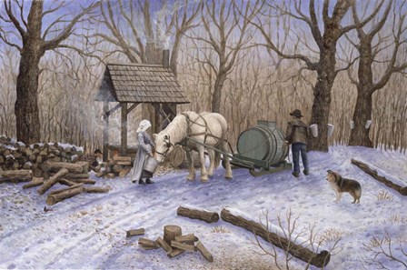 Maple Syrup Time by Kevin Dodds art print