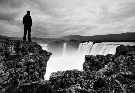 Iceland Waterfall by Nina Papiorek art print