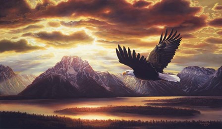 Sacred Vigil by R.W. Hedge art print