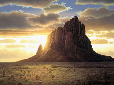 Shiprock by R.W. Hedge art print