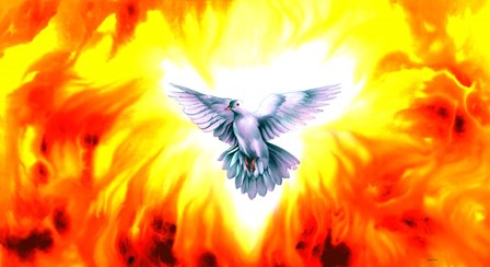 Holy Spirit Fire by Spencer Williams art print