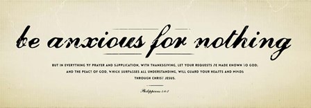 Philippians 4v6-7 by Dallas Drotz art print