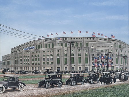 Yankee Stadium by Darryl Vlasak art print