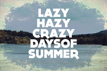 Hazy Days Of Summer by Vintage Skies art print