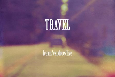 Travel by Vintage Skies art print