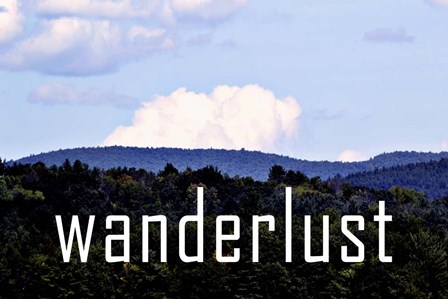 Wanderlust by Vintage Skies art print
