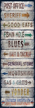 Vintage Signs - Southern Hospi art print