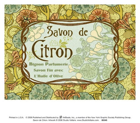 Savon de Citron art print