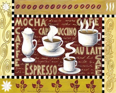 Coffee Montage art print