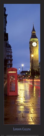 London Calling by Sitki Tarlan art print