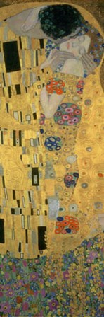 The Kiss (Panel Detail) by Gustav Klimt art print