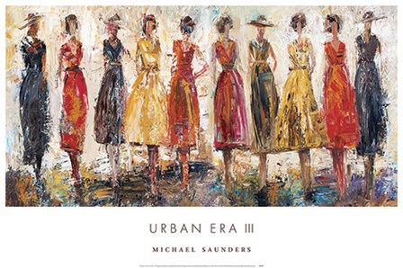 Urban Era III by Michael Saunders art print