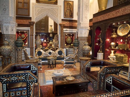 Antique Store in the Souk, Fes, Morocco by Panoramic Images art print