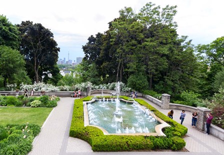 Casa Loma Gardens, Toronto, Ontario, Canada by Panoramic Images art print