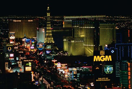 The Strip, Las Vegas, Clark County, Nevada by Panoramic Images art print