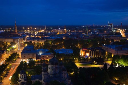 Vecriga, Old Riga, Riga, Latvia by Panoramic Images art print