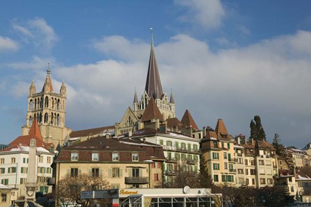 Cathedral, Lausanne, Switzerland by Panoramic Images art print