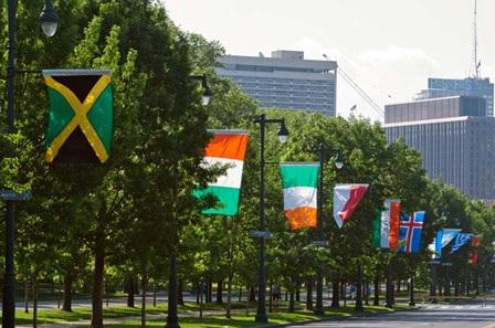 National Flags, Philadelphia, Pennsylvania by Panoramic Images art print