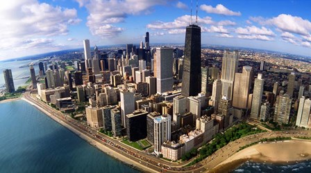 Chicago, IL by Panoramic Images art print