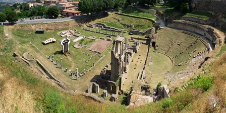 Ruins of Roman Theater, Volterra, Tuscany, Italy by Panoramic Images art print
